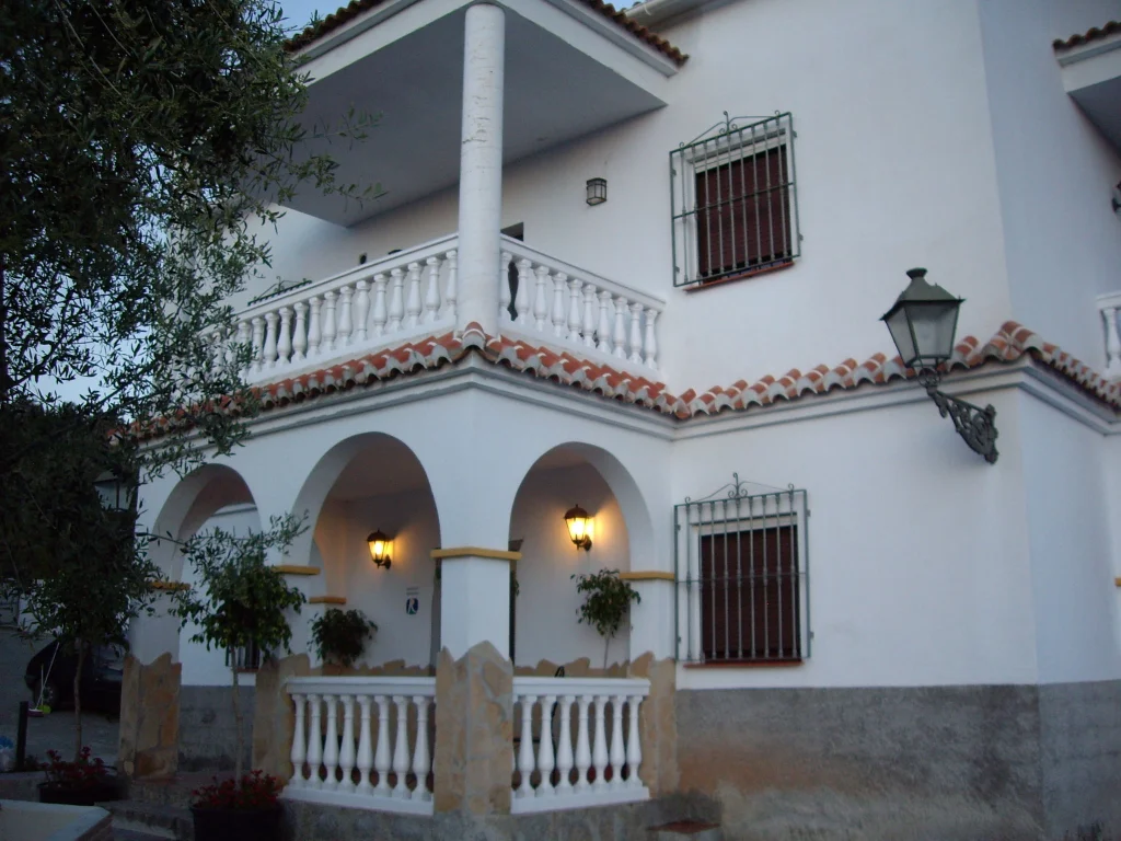 Dormitorio de estilo rústico